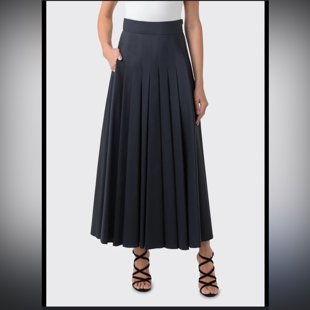 Chic Navy A-Line Skirt